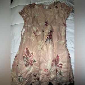 Floral Pink Dress 10 vintage